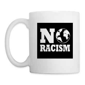 No racism - Tasse - Weiß - Links