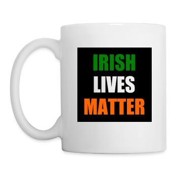 Irish lives matter - Mug blanc - blanc - Gauche