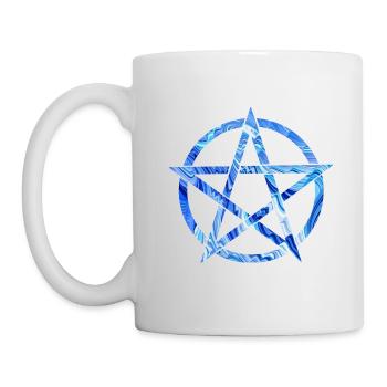 pentagram e 80 - Mug blanc - blanc - Gauche