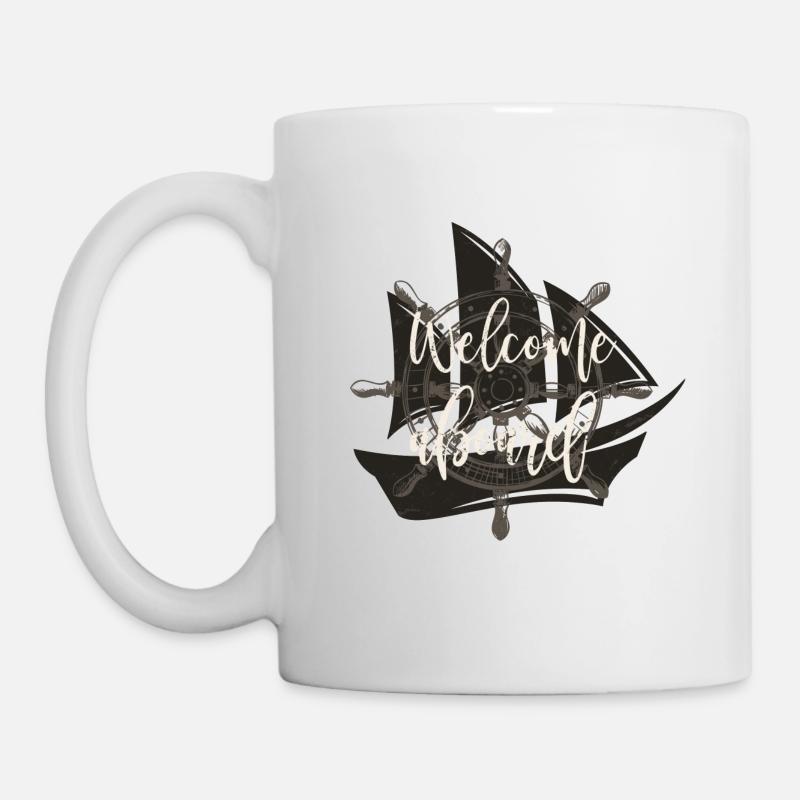 Bootsführer,Matrose,Segler,Skipper - Tasse - Weiß