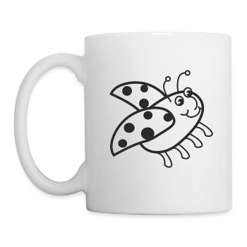 Derpy Marienkäfer, flieg nach Hause! - Tasse - Weiß - Links