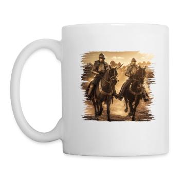 Dexterity of a knight in the tournament - Mug - white - Left