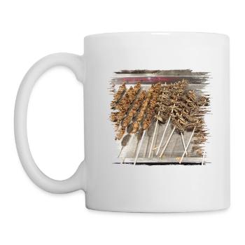 Bist du bereit für einen Insekten-Snack? - Tasse - Weiß - Links