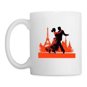 Le tango est une danse populaire - Mug blanc - blanc - Gauche