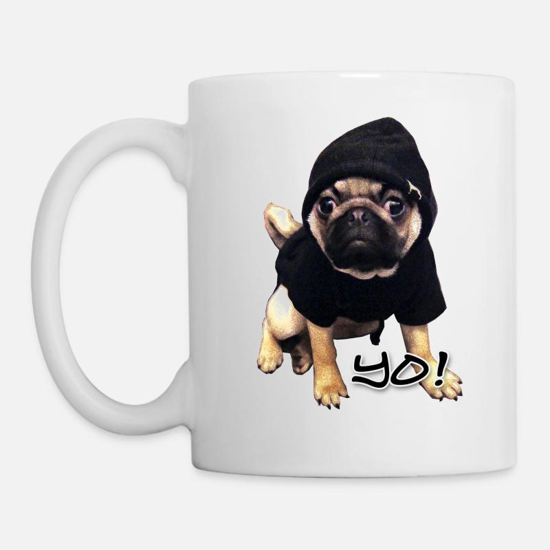yo_mops_3 - Mug blanc - blanc