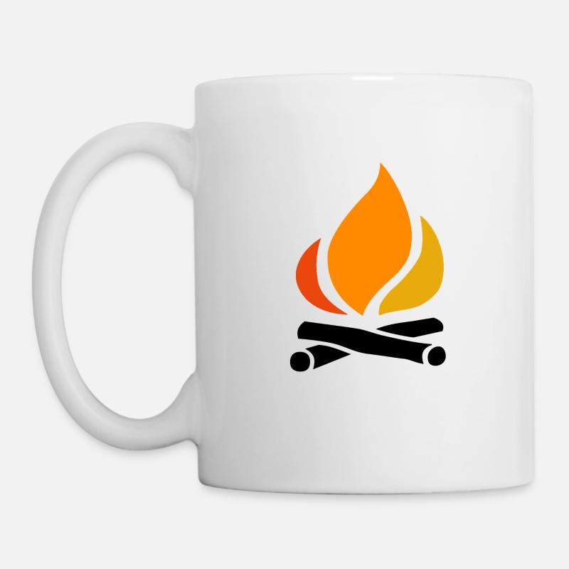 fire - Mug - white