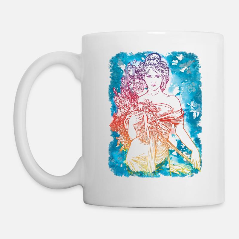 Alfons Mucha - Mug blanc - blanc