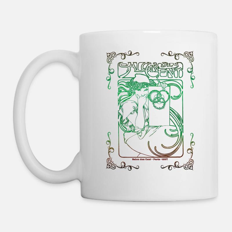 Alfons Mucha - Mug blanc - blanc