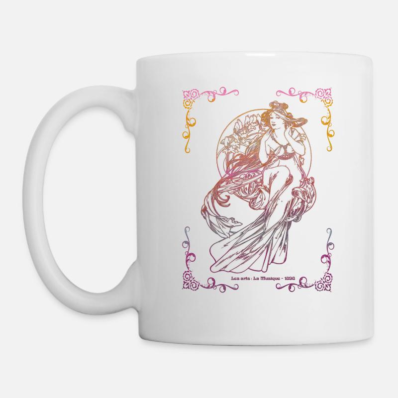 Alfons Mucha - Mug - white