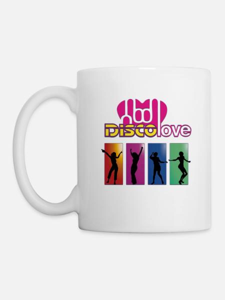 Disco Love Dance - Tasse - Weiß