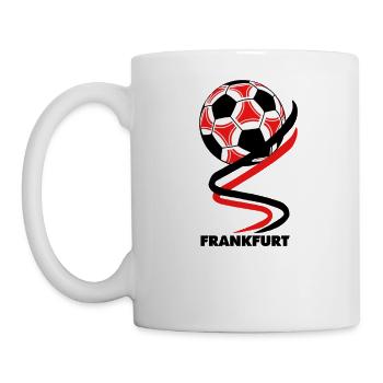 Fußball - Frankfurt - Tasse - Weiß - Links