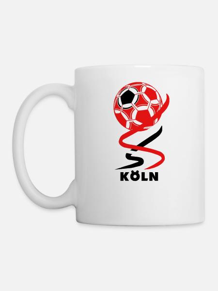 Fußball - Köln - Tasse - Weiß