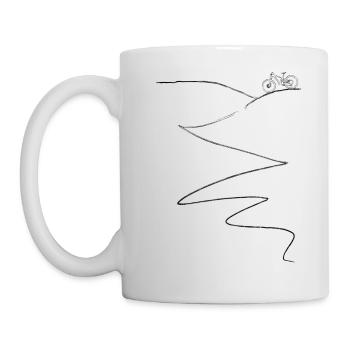 Mountain Bike Bike Bicycle Mountain Biker Cycling - Mug - white - Left