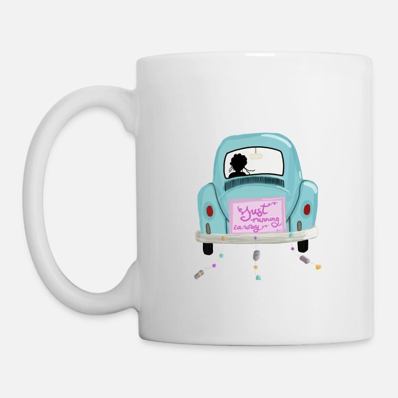 Einfach weglaufen (Bride Edition) - Tasse - Weiß