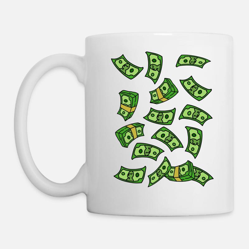 Geld Bargeld - Tasse - Weiß