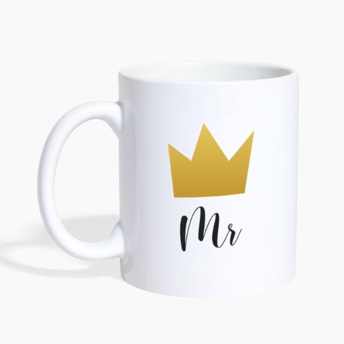 Mr and Mrs with Crown - Mug
