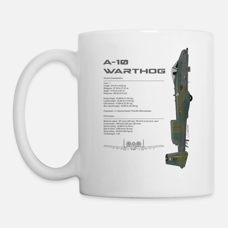 A-10 WARTHOG - AS2012 - Mug - white