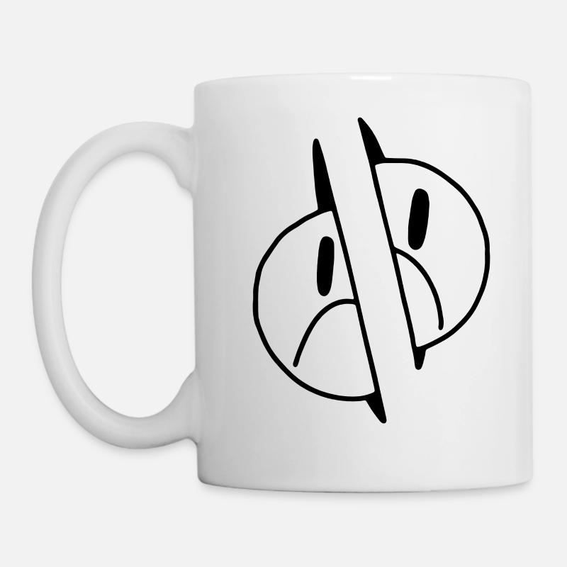 Traurig, aber ok. - Tasse - Weiß