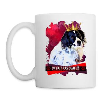 King opal Rouge - Mug blanc - blanc - Gauche