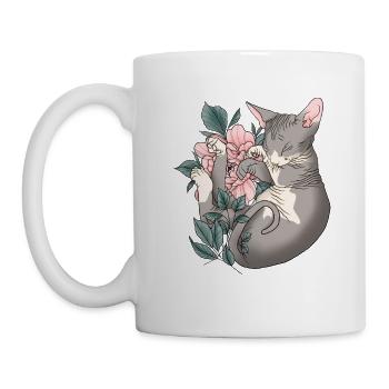 Shpynx Cat - Tasse - Weiß - Links