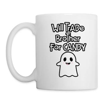 Will Trade Brother for Candy - Mug - white - Left