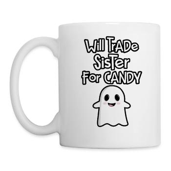 Will Trade Sister for Candy - Mug - white - Left