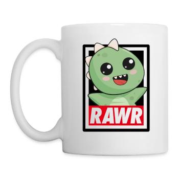 Dinosaure Rawr - Mug blanc - blanc - Gauche