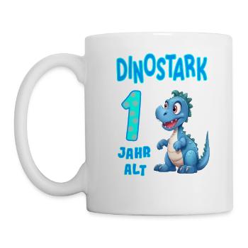 1. Geburtstag Baby Kindergeburtstag 1 Jahr alt - Tasse - Weiß - Links