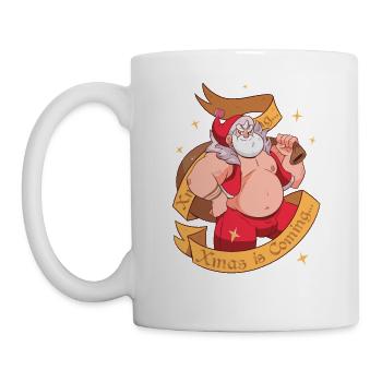 Xmas is Coming - Mug - white - Left