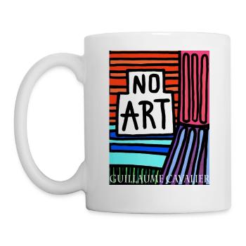 Keine Kunstsäule - Tasse - Weiß - Links