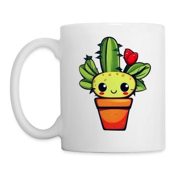 Mein kleiner grüner Kaktus - Tasse - Weiß - Links