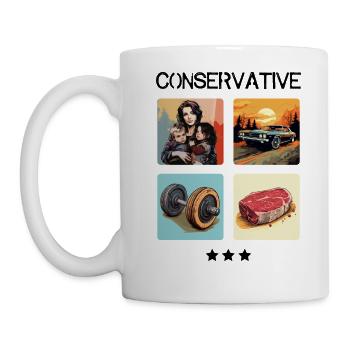 Conservative - dark - Mug - white - Left