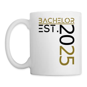 Bachelor est. 2025 - Tasse - Weiß - Links