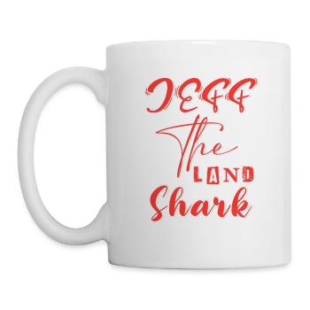 Jeff The Land Shark Red Version - Mug - white - Left