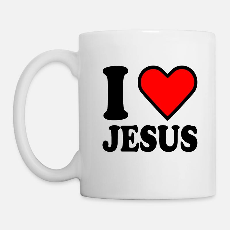 I love jesus - Tasse - Weiß