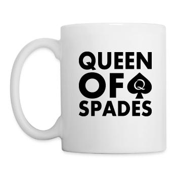 Queen of spades - Mug - white - Left