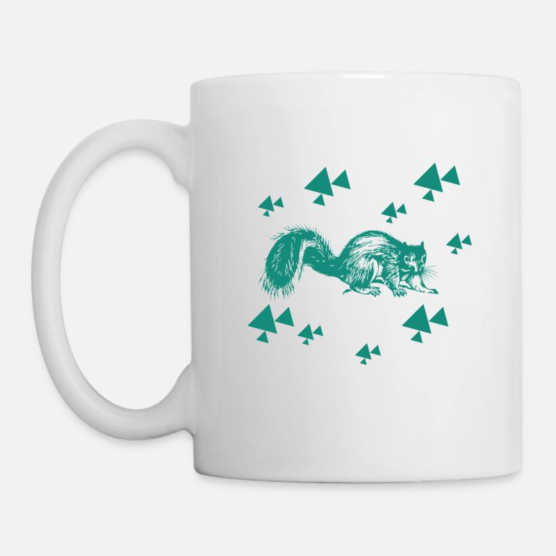Eichhörnchen - Nagetier - Tasse - Weiß