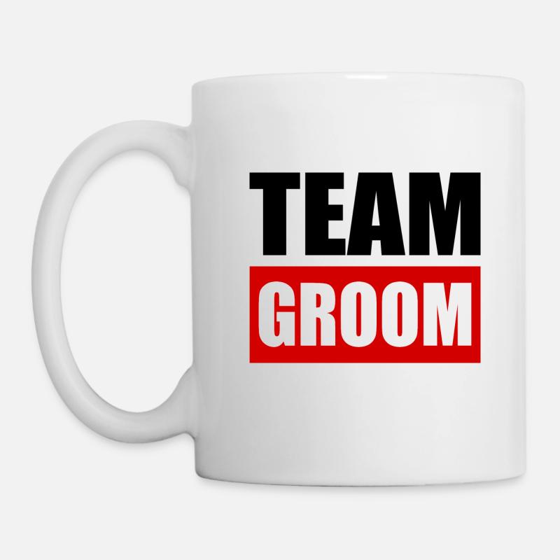 Team groom - Mug blanc - blanc