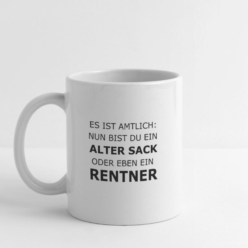 Alter Sack oder Rentner - tolles Abschiedsgeschenk Tasse