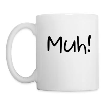 Muh! - Tasse - Weiß - Links