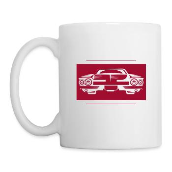 Voiture - Cadillac - Voiture Classique - Nostalgique - Mug blanc - blanc - Gauche