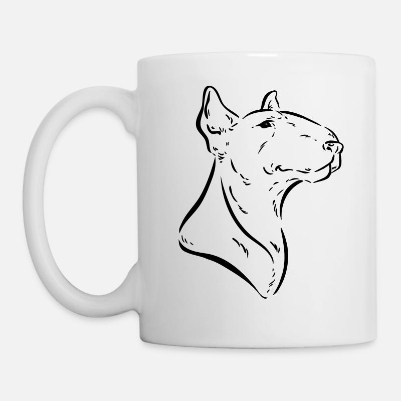 Bullterrier blanc personnalisable Terrier - Mug blanc - blanc
