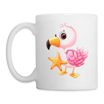 Flamant-roe - Mug blanc - blanc - Gauche