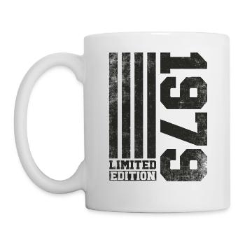 1979 Vintage né Vintage cadeau d’anniversaire - Mug blanc - blanc - Gauche