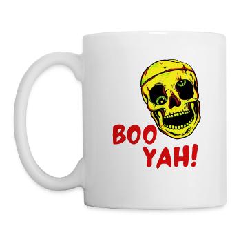 Halloween Skull - Mug - white - Left
