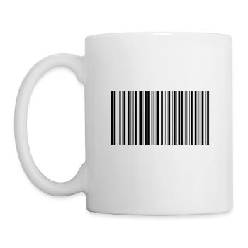 Barcode design - Mug - white - Left