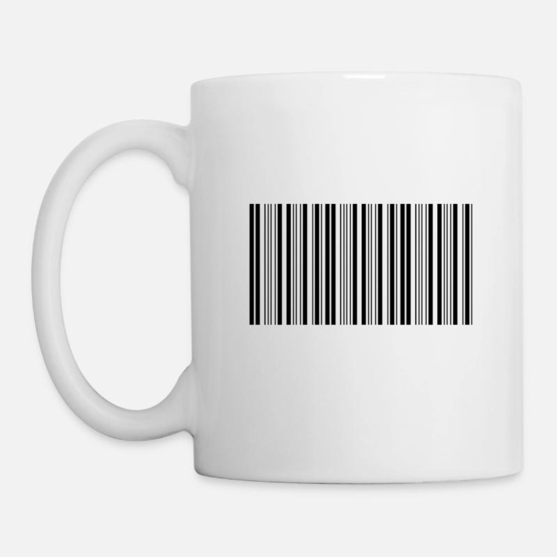 Barcode design - Mug - white