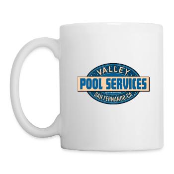 Valley Pool Services San Fernando CA Hemd - Tasse - Weiß - Links