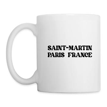 Saint Martin Paris France - Mug - white - Left