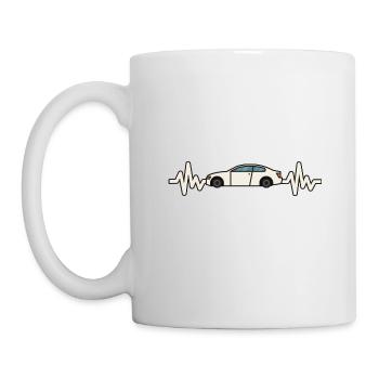Voiture - Voiture - Heartbeat - Automobiles - Style - Mug blanc - blanc - Gauche